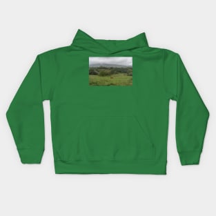 Scenic inner Kauai rural scene, Hawaii Kids Hoodie